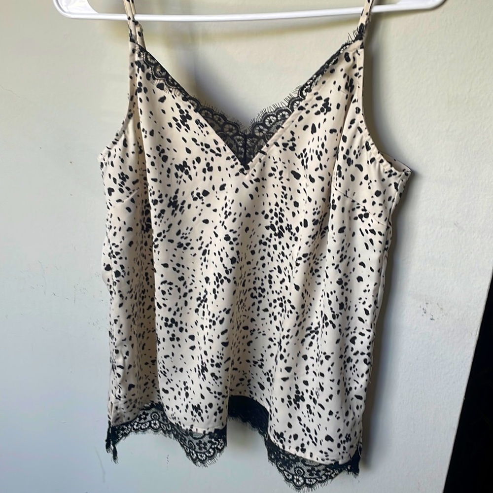Silk spotted tank